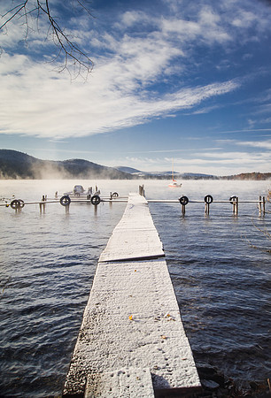 Winter Pier, Otsego Lake
